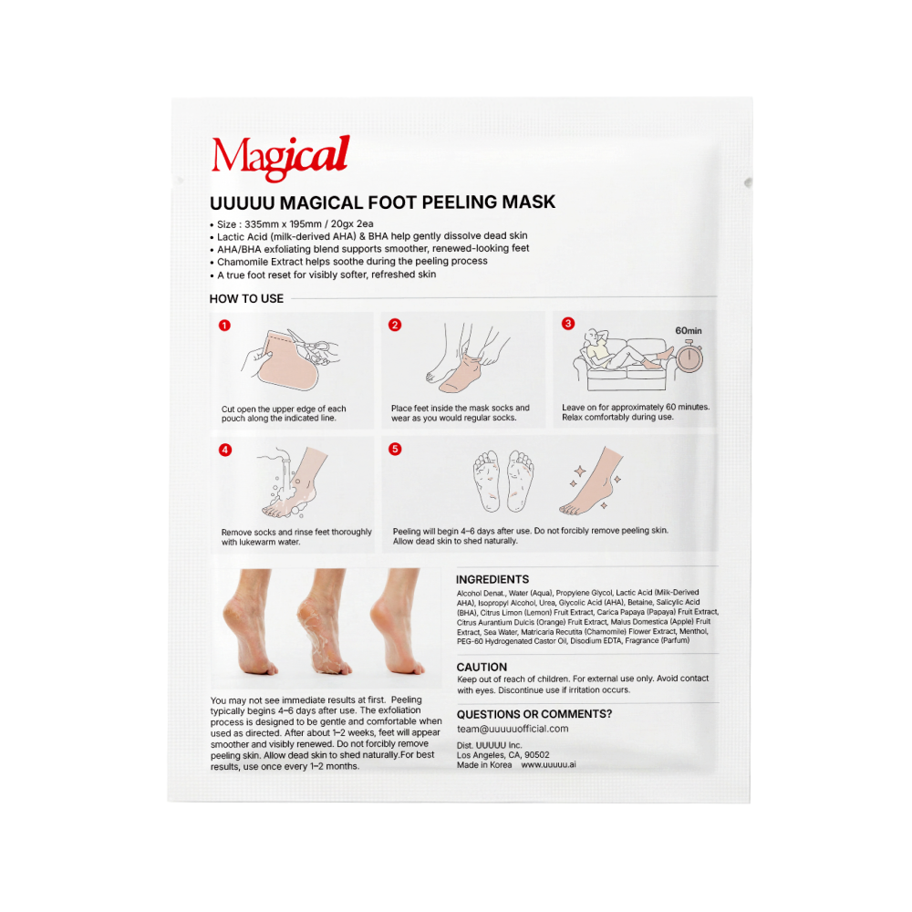 UUUUU MAGICAL Foot Peeling MASK