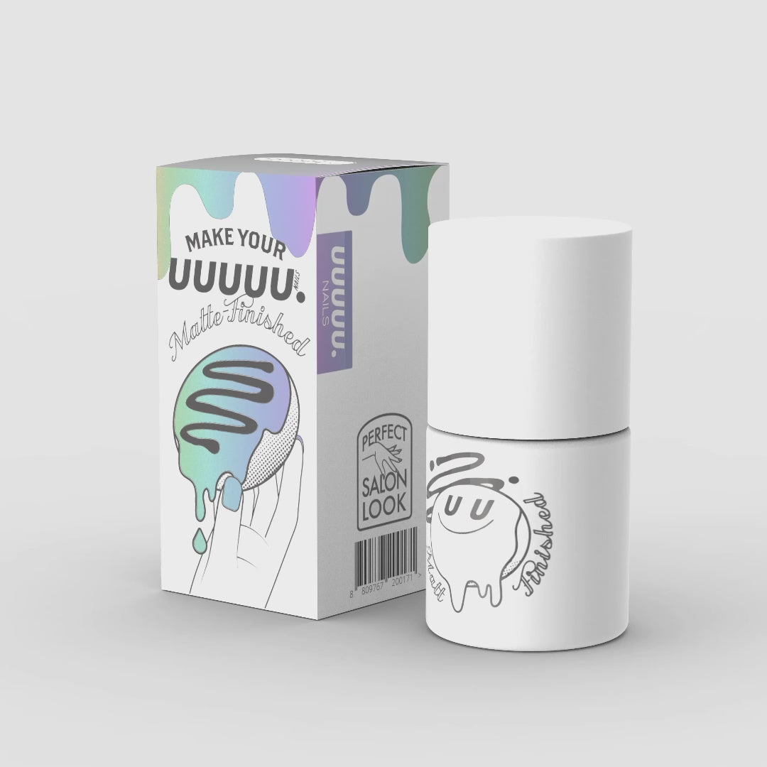 Load video: Matte Finish Gel Top Coat