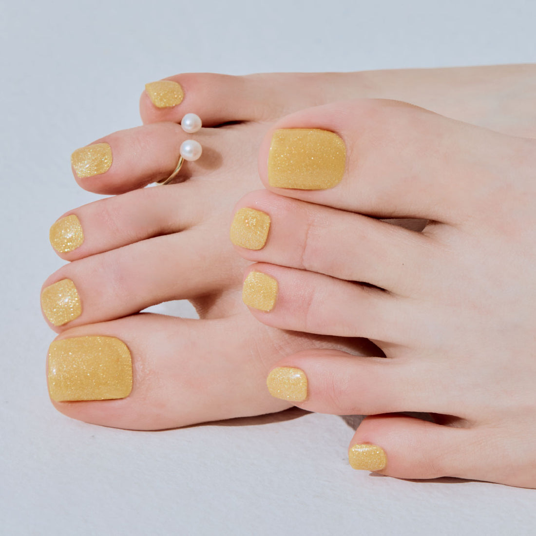 Amalfi Yellow Pedicure