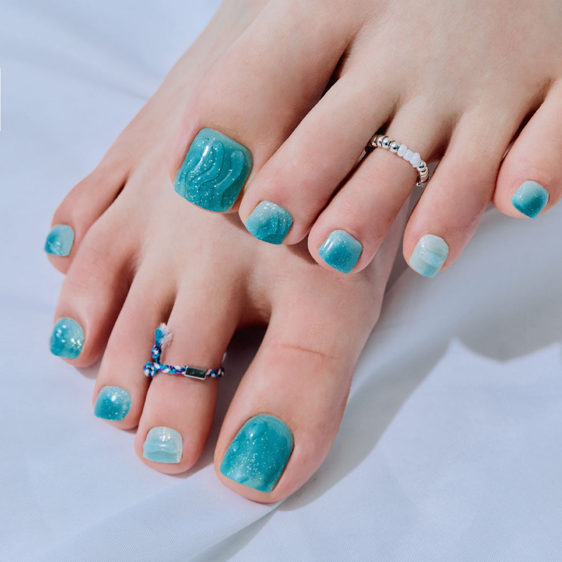 터키블루 페디큐어 Turkey Blue Pedicure